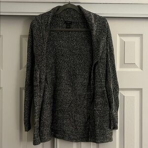 Ann Taylor Charcoal Cardigan Sweater